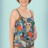 Amoena Prothesen-Tankini-Oberteil Krabi -Susa Verkäufe Amoena Tankini Top Krabi 71633 olive multi 01b 1280x1280