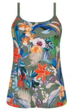 Amoena Prothesen-Tankini-Oberteil Krabi -Susa Verkäufe Amoena Tankini Top Krabi 71633 olive multi 03 1280x1280