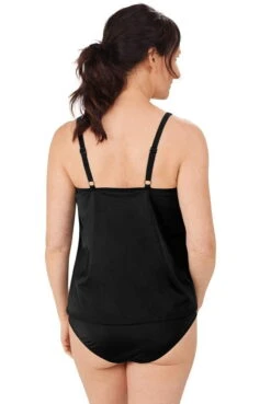 Amoena Prothesen-Tankini-Oberteil Mykonos -Susa Verkäufe Amoena Tankini Top Mykonos BL 71610 schwarz weiss sand 03 1280x1280