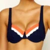 Bikini-Oberteil Orange Wrap